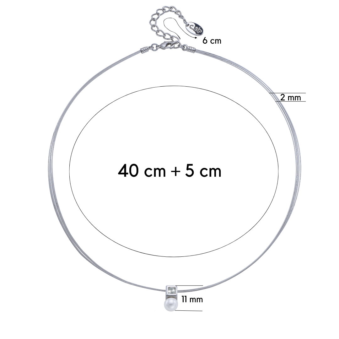 collana di perle quadrate