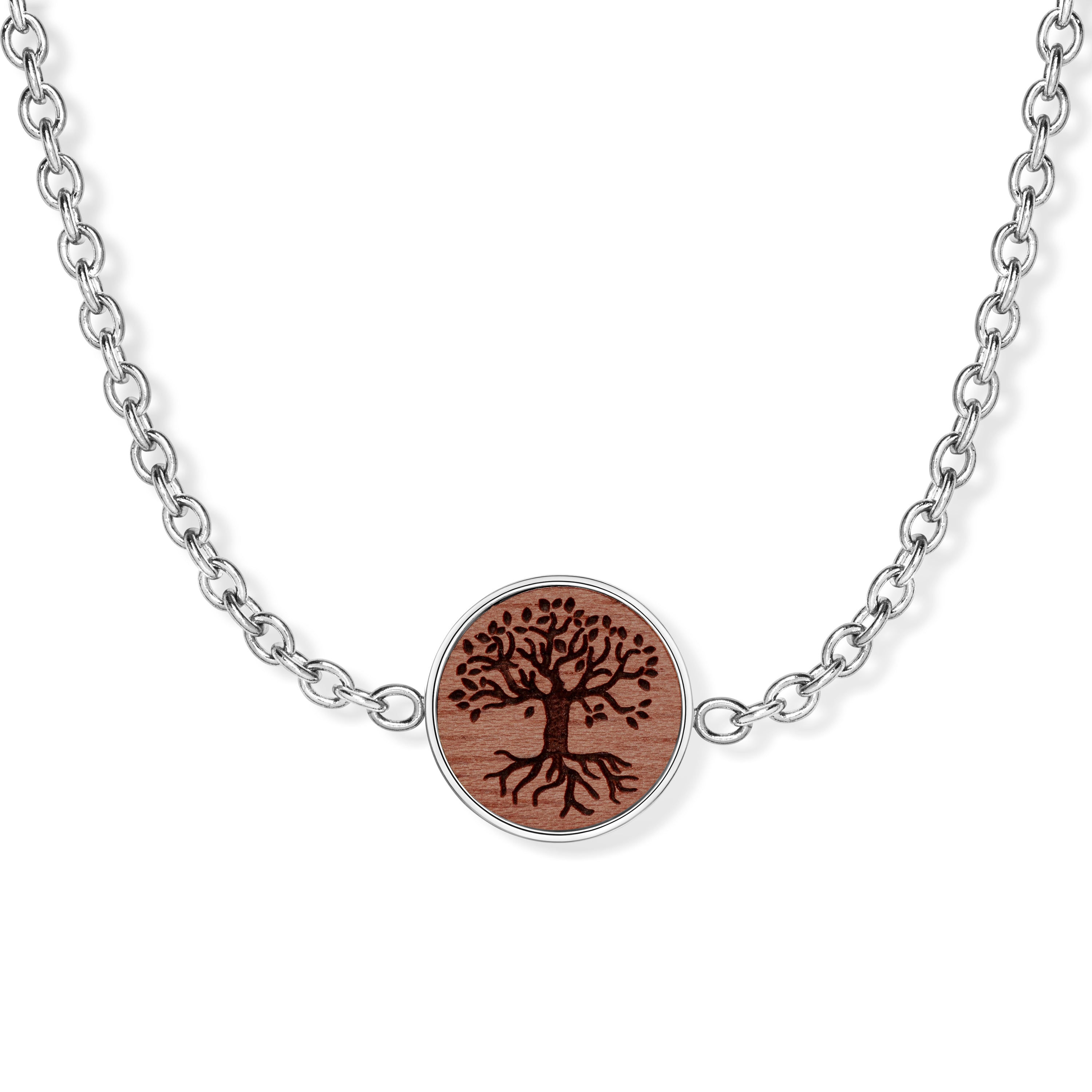 Wooden tree of life bracelet