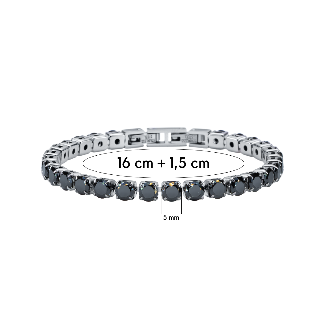 Brilliant shine 5mm bracelet