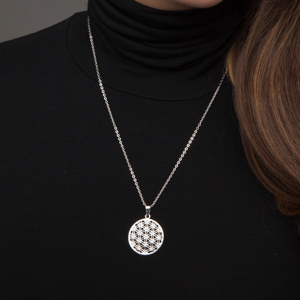 Flower Of Life pendant with chain