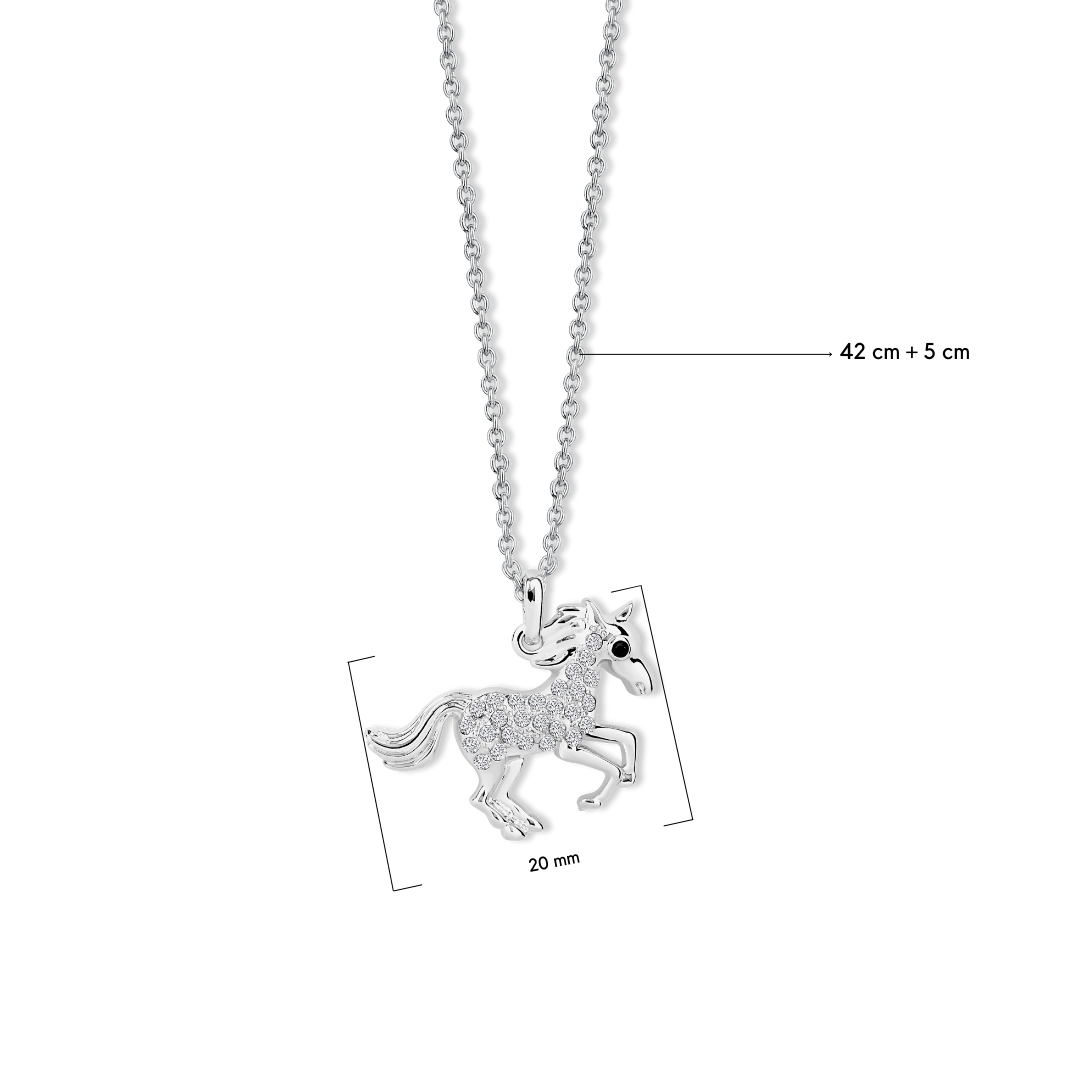 Horse pendant with chain