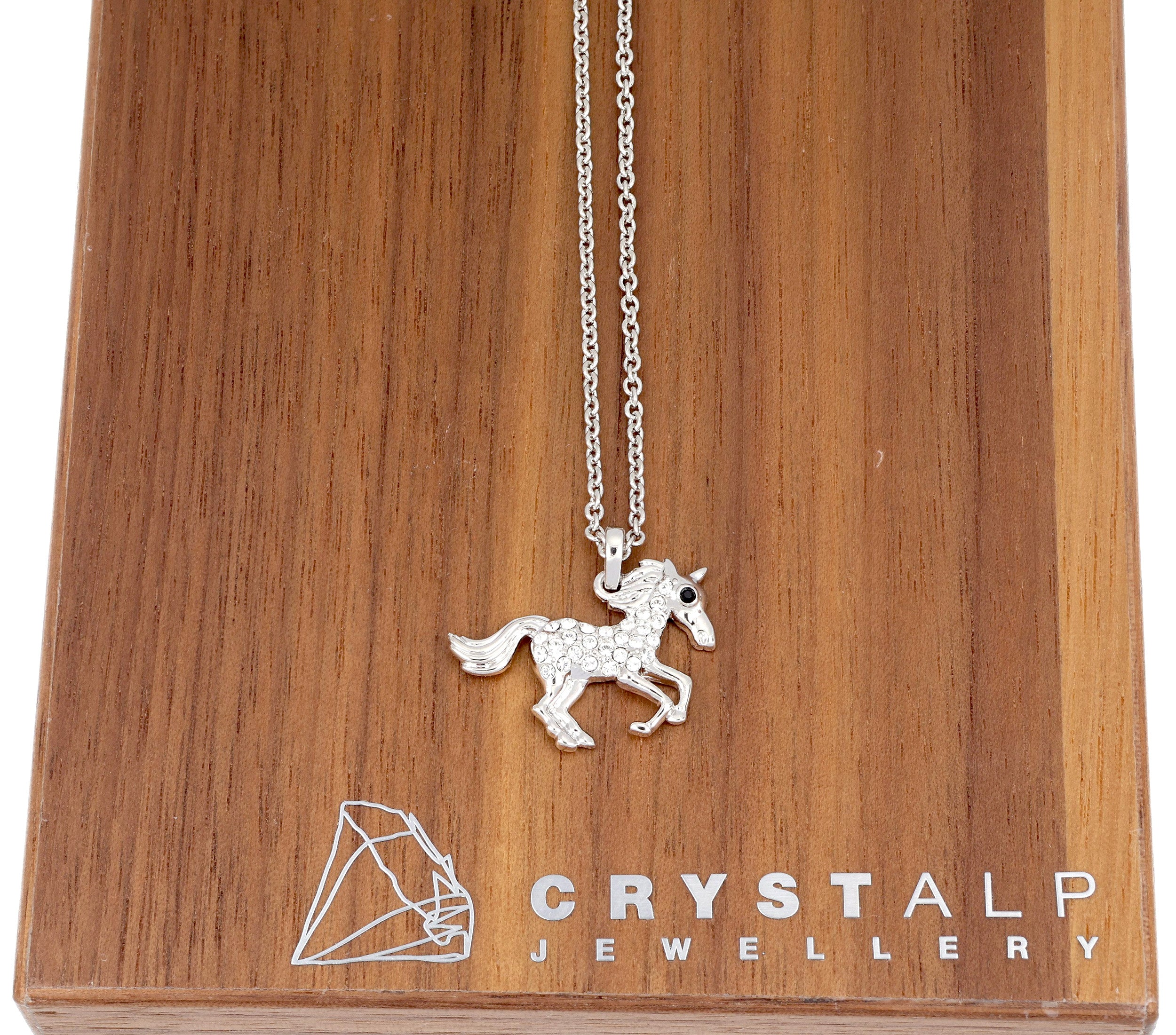 Horse pendant with chain