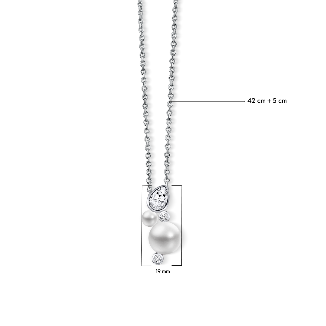 Crystal Pearl Pendant