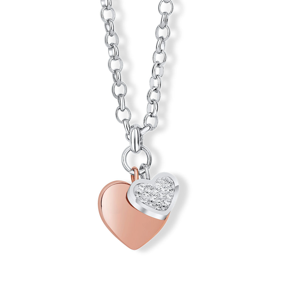 Crystal heart pendant