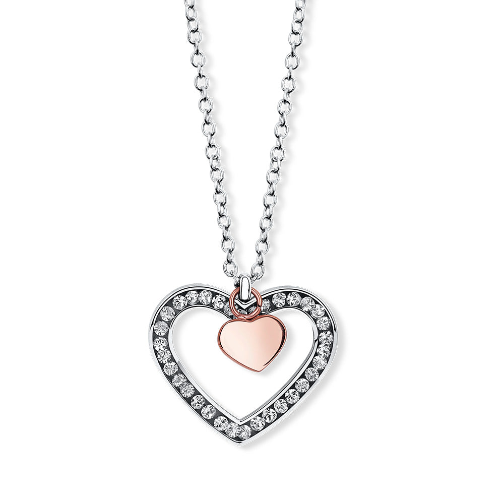 Inside Heart pendant with chain