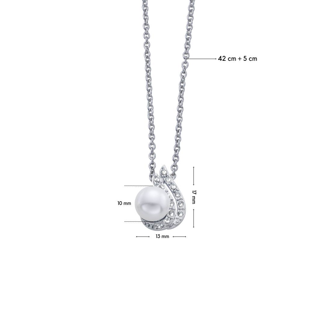 Side pearl pendant