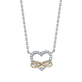 Endless love silver chain