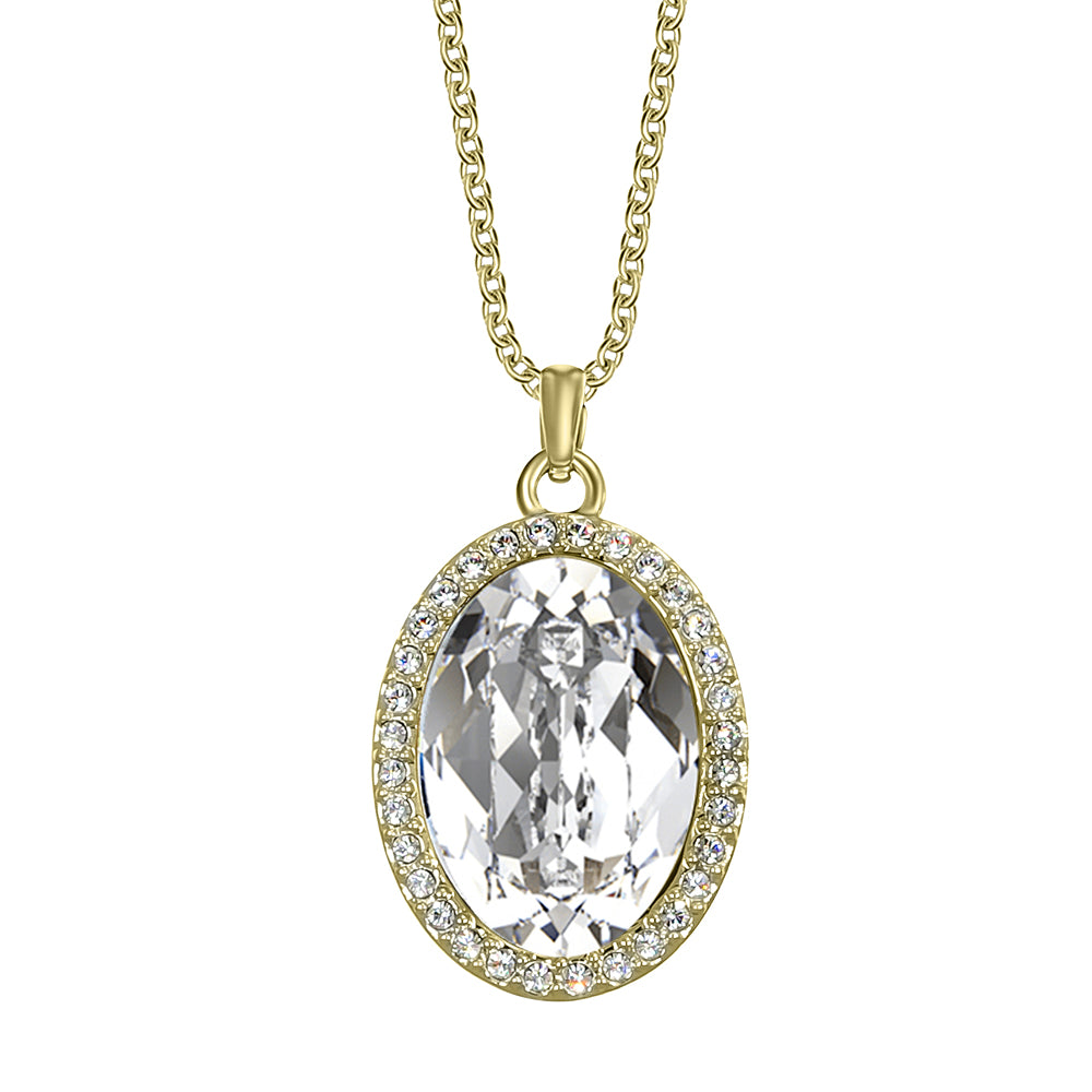 oval sunkissed pendant