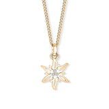 Simone small edelweiss  pendant