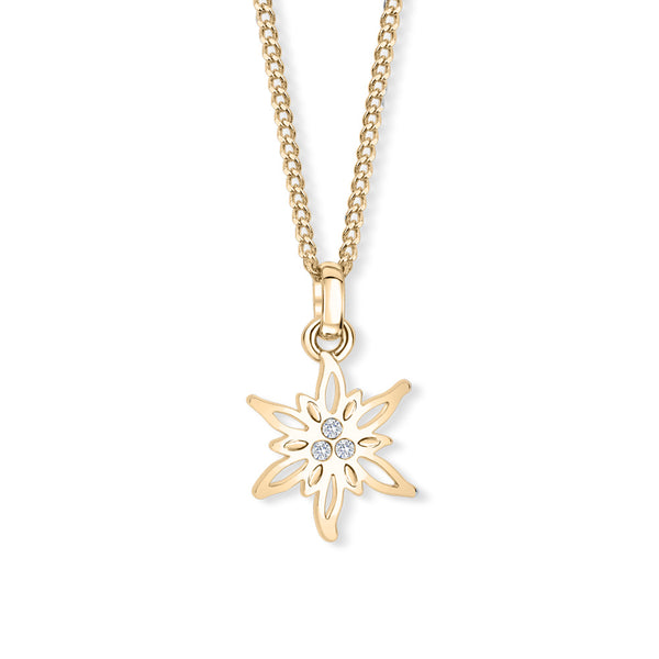 Simone small edelweiss pendant