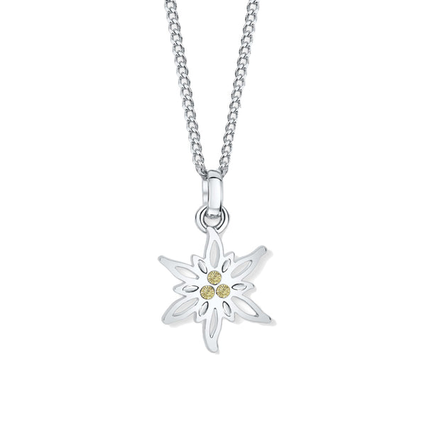 Simone small edelweiss pendant