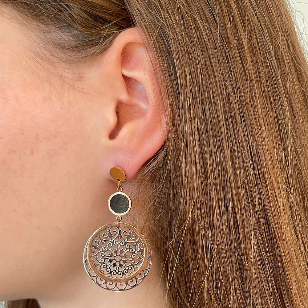 Ornamental earrings