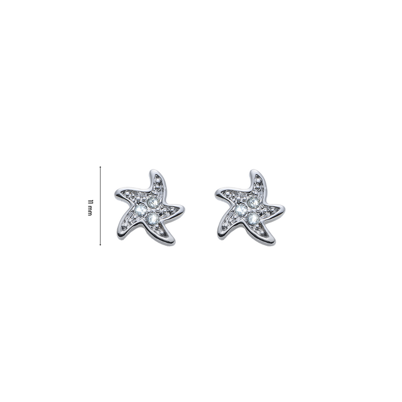 Starfish Small Pin Earrings