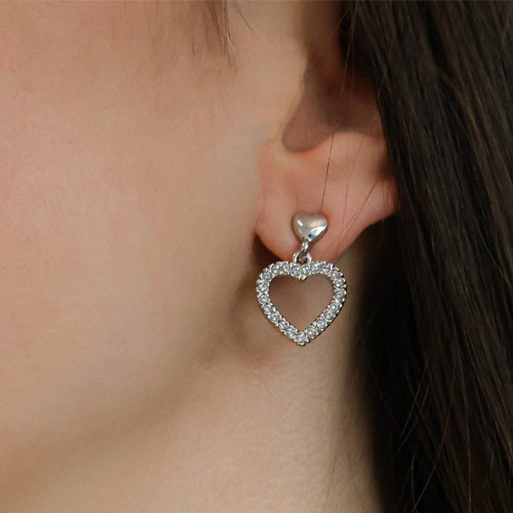 Pendientes largos de amor