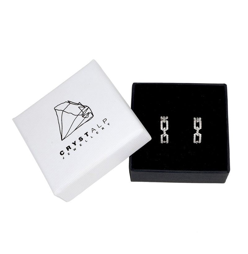 Panel earrings