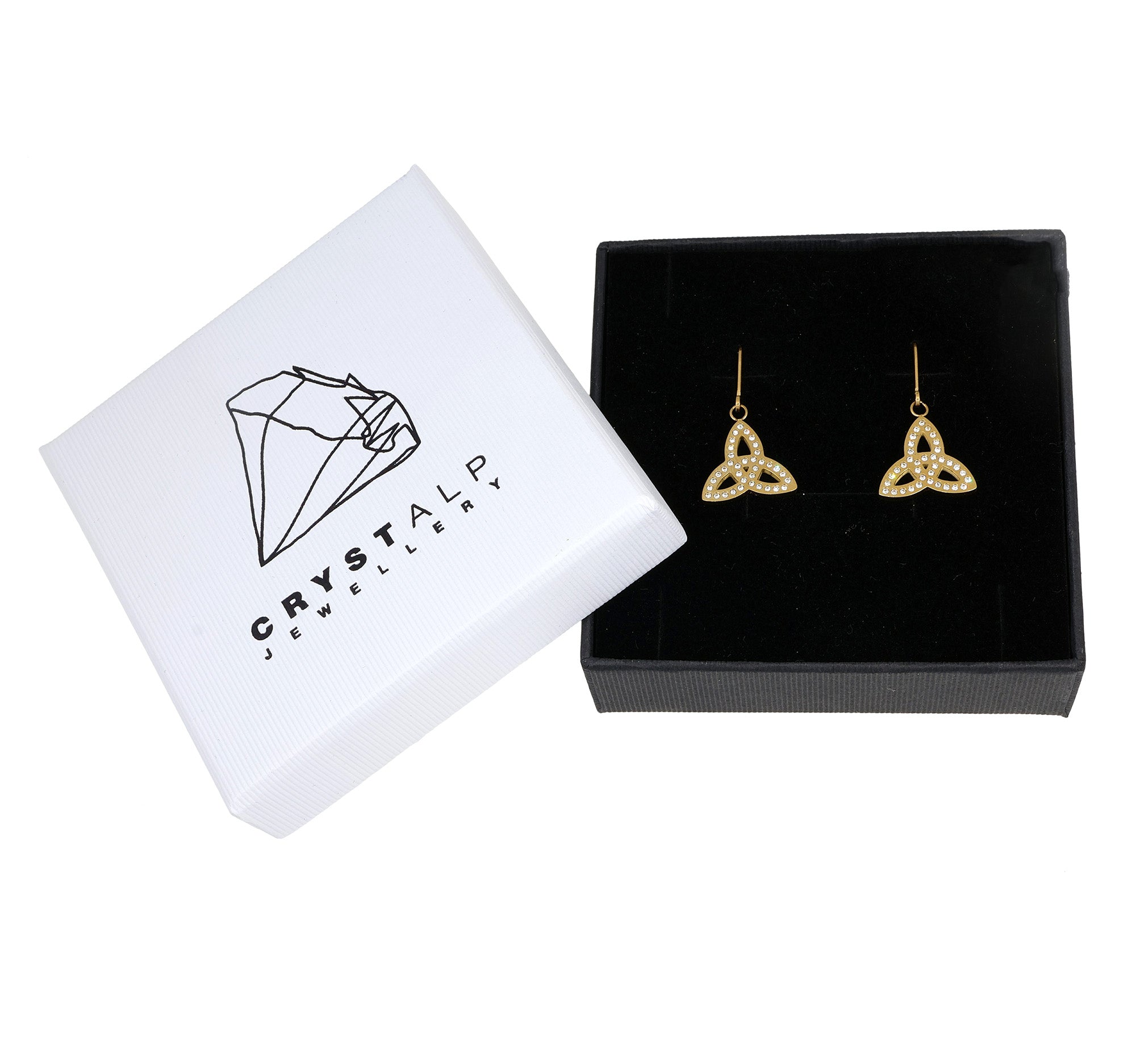 Celtic triquetra earrings