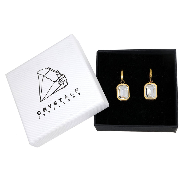 Octagon earrings