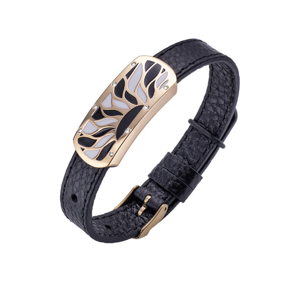 Veritas leather bracelet