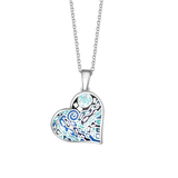 Trencadis large heart pendant