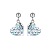 Trencadis small heart earrings