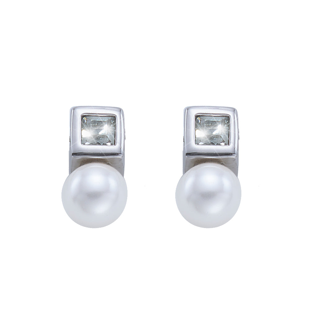 Square Pearl Earrings