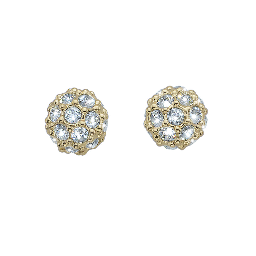 Pavé Small Pin Earrings