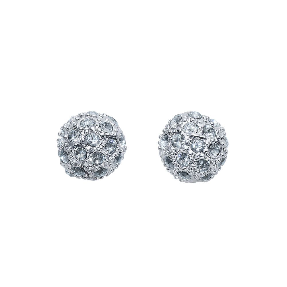 Pavé Small Pin Earrings